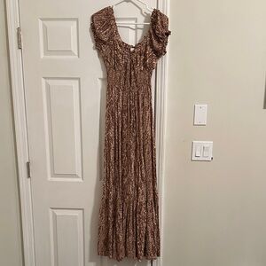 Cute Brown Maxi Dress